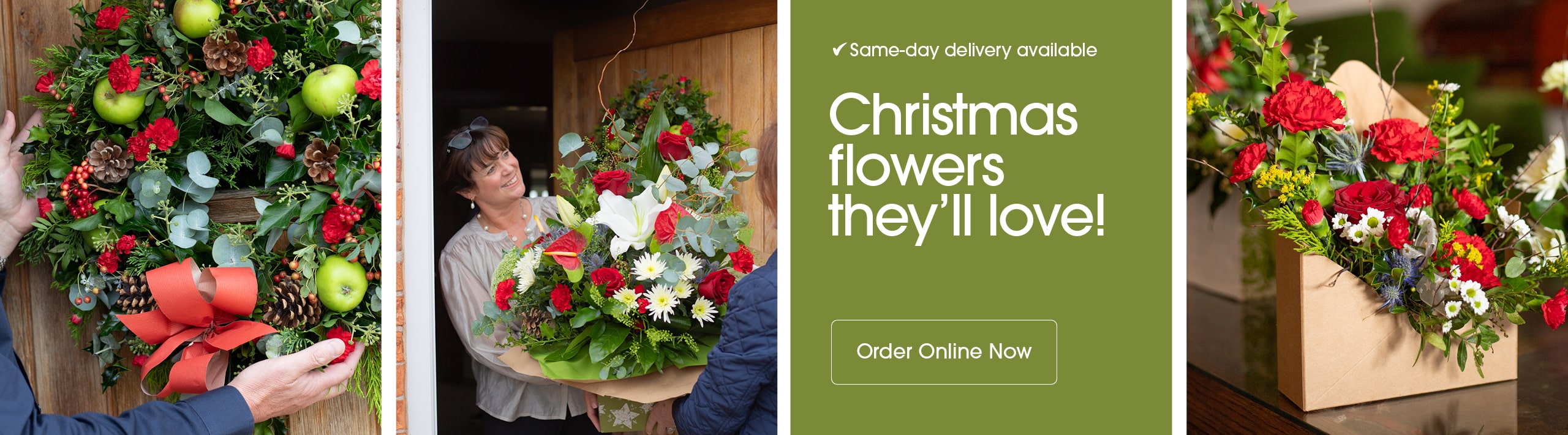 Seasonal bouquets from Tom Hodge in Southport offering same-day delivery